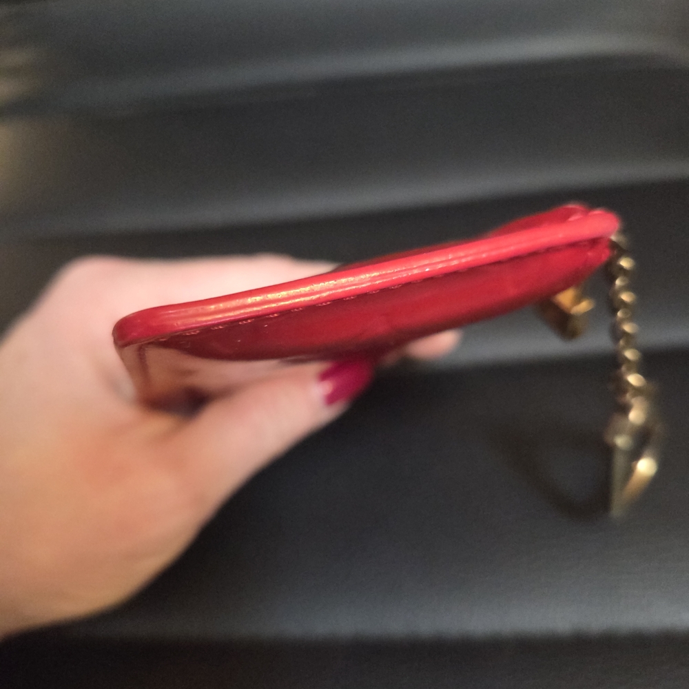 Louis Vuitton Red Monogram Vernis Key  Cles - Change/Card Holder 2004 - Picture 5 of 16